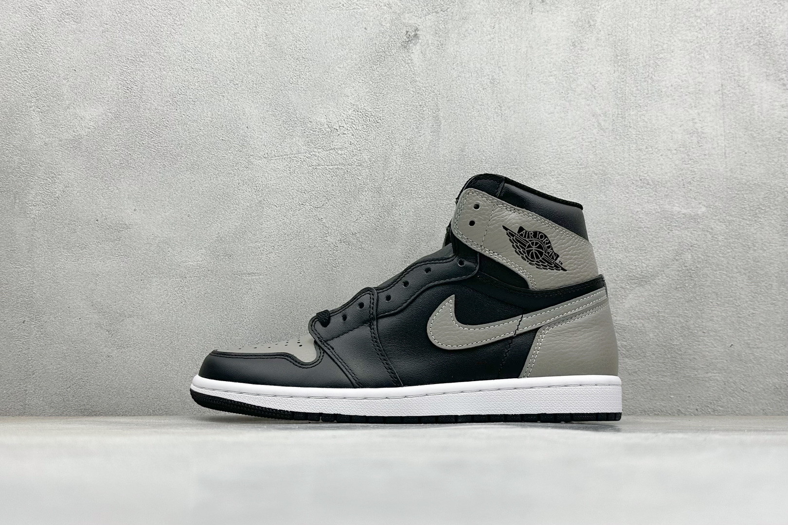 🌹 终端放店新F版AIR Jordan 1 RETRO HIGH OG 高帮 影子灰原装纸板原楦开发 极
