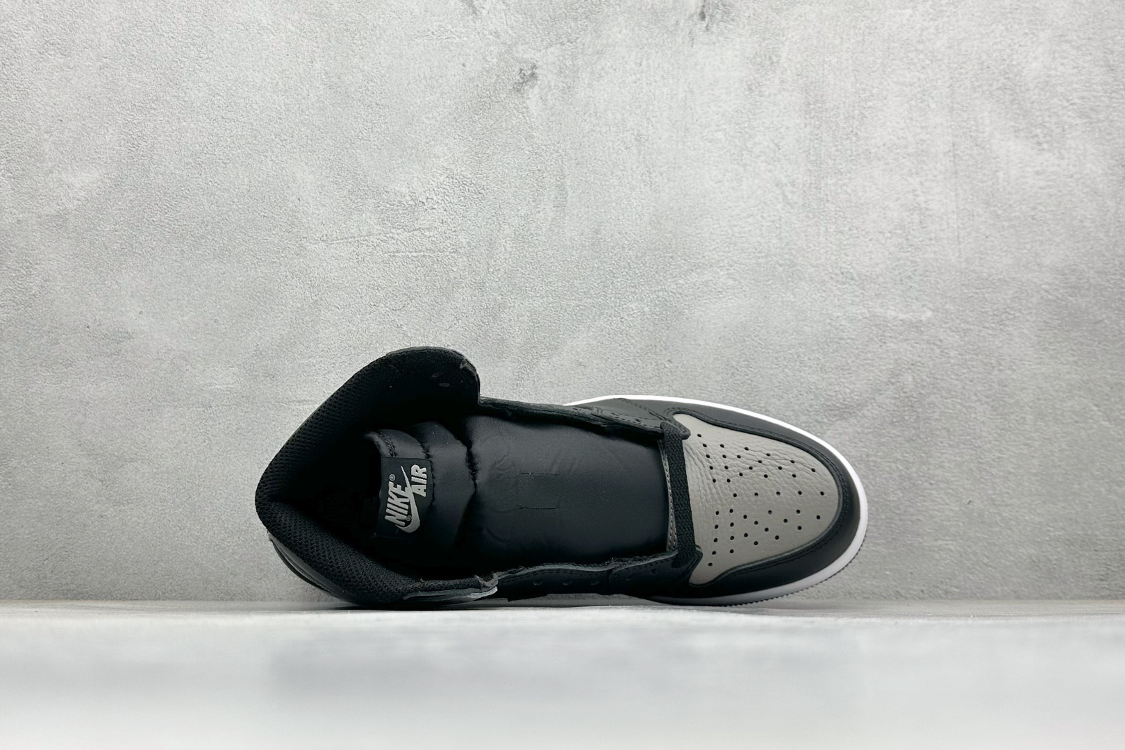 🌹 终端放店新F版AIR Jordan 1 RETRO HIGH OG 高帮 影子灰原装纸板原楦开发 极