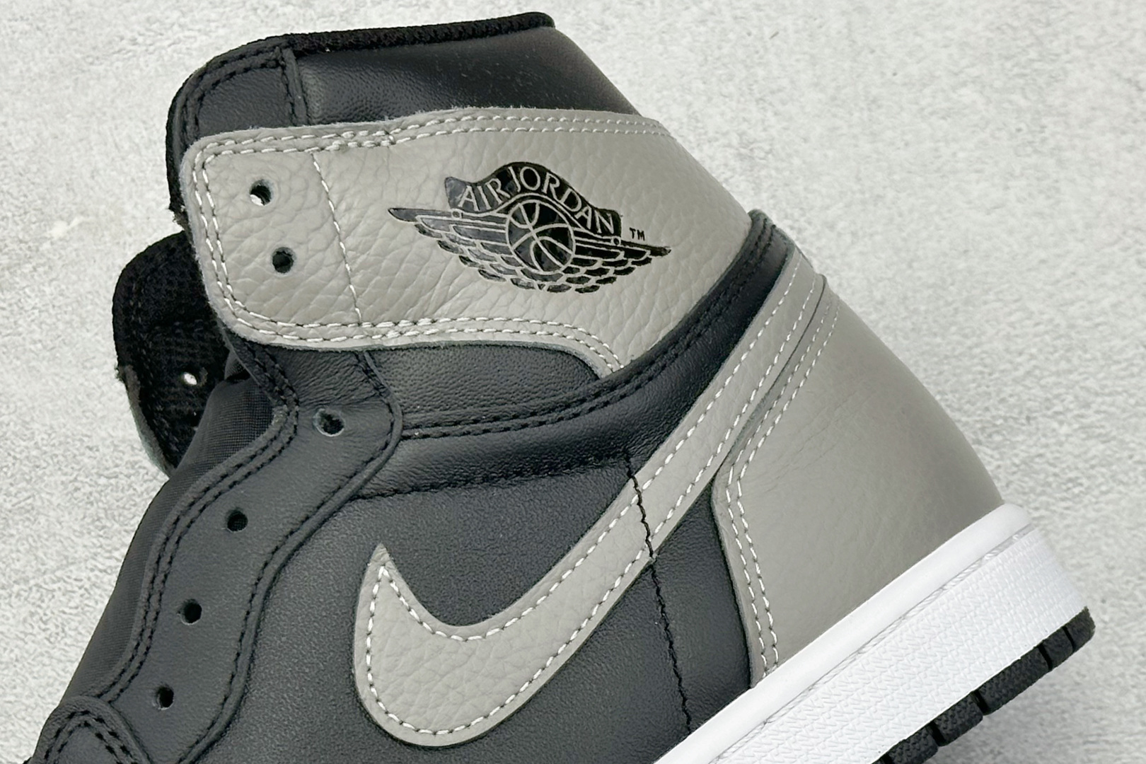 🌹 终端放店新F版AIR Jordan 1 RETRO HIGH OG 高帮 影子灰原装纸板原楦开发 极
