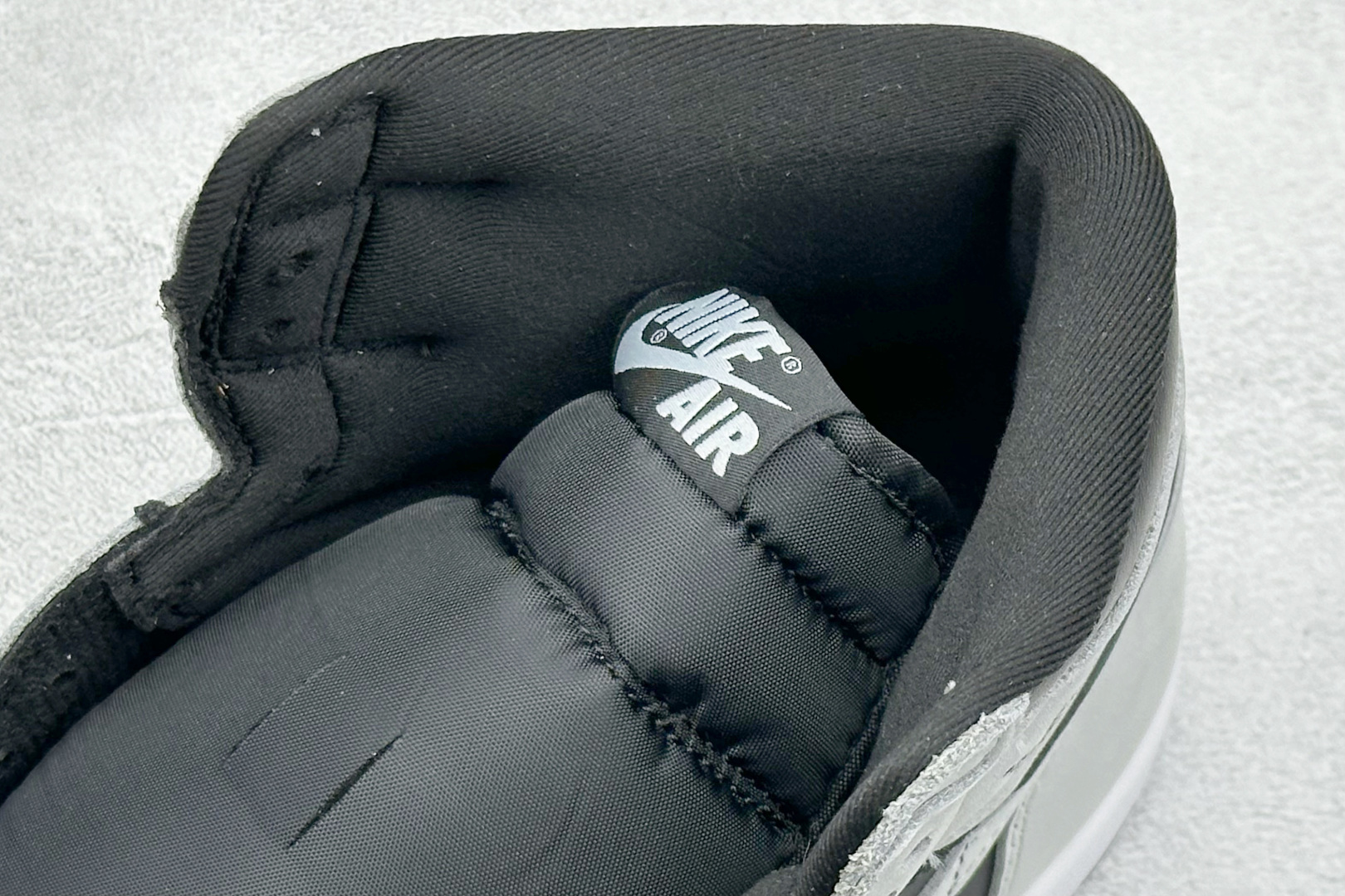 🌹 终端放店新F版AIR Jordan 1 RETRO HIGH OG 高帮 黑灰原装纸板原楦开发 极致