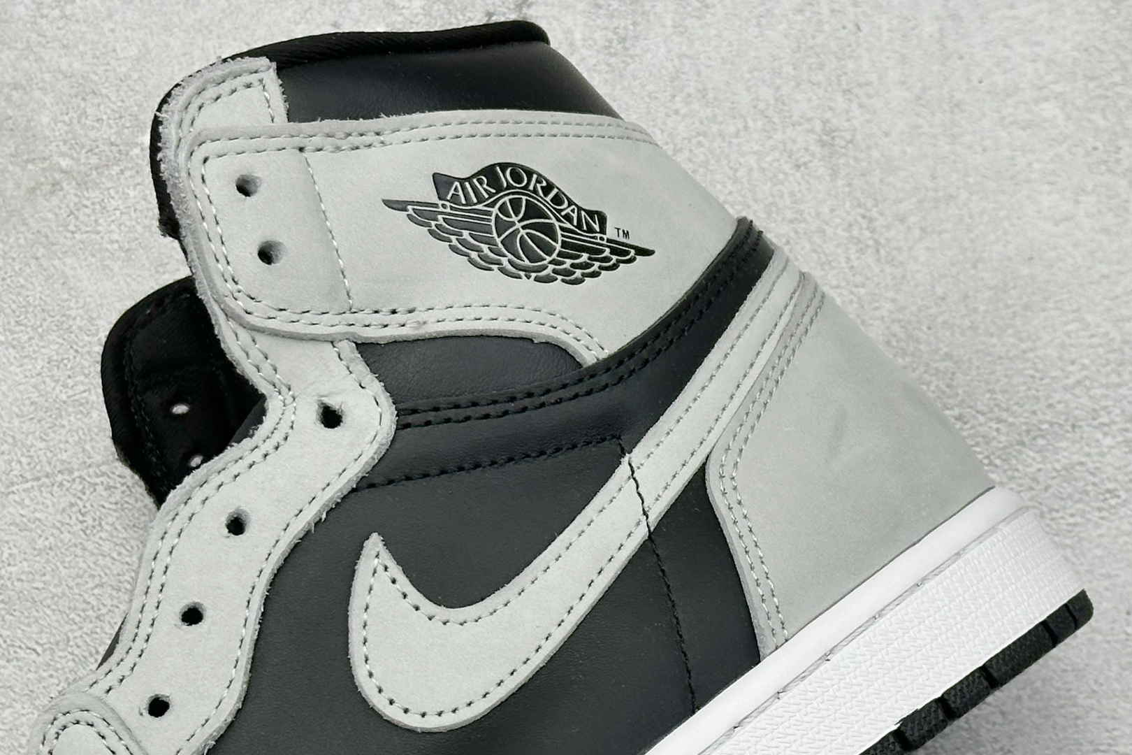 🌹 终端放店新F版AIR Jordan 1 RETRO HIGH OG 高帮 黑灰原装纸板原楦开发 极致