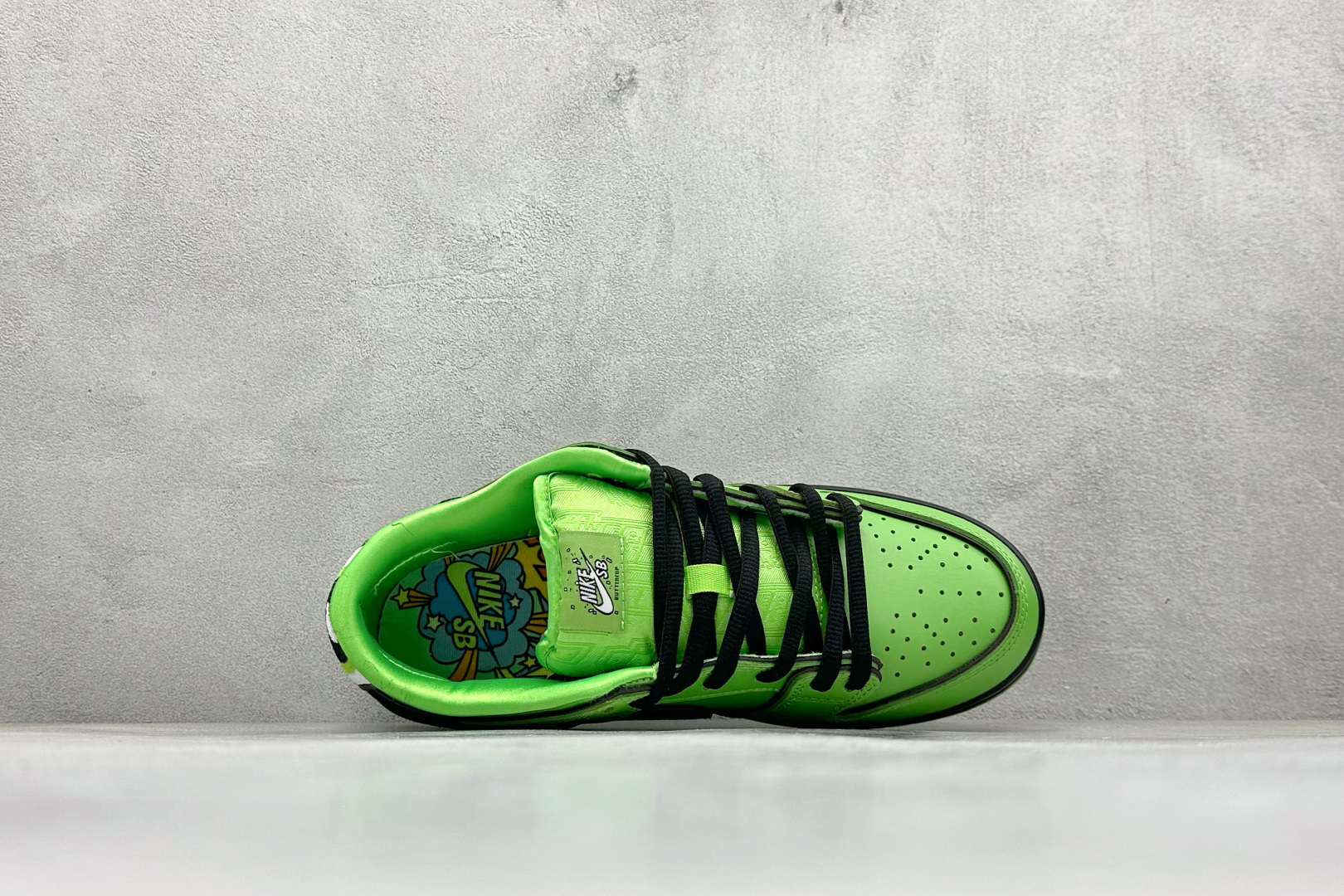 220 史诗级Nike SB Dunk Low x The Powerpuff Girls 天小女警联名 绿色毛毛 FZ8319-300