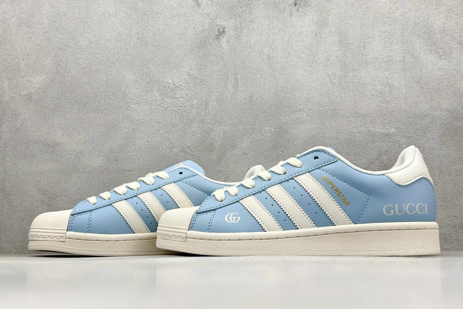 AD Originals Superstar x GUCCI 蓝白 SD6813