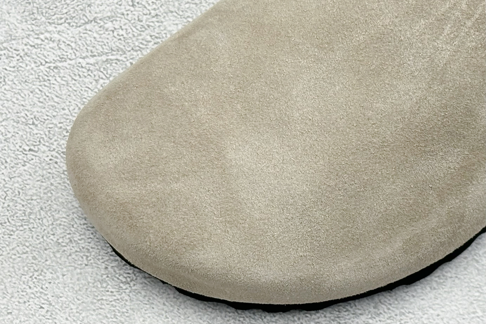 220 BK版Birkenstock 博肯包头半拖毛绒系列 橄榄绿毛里 0129423