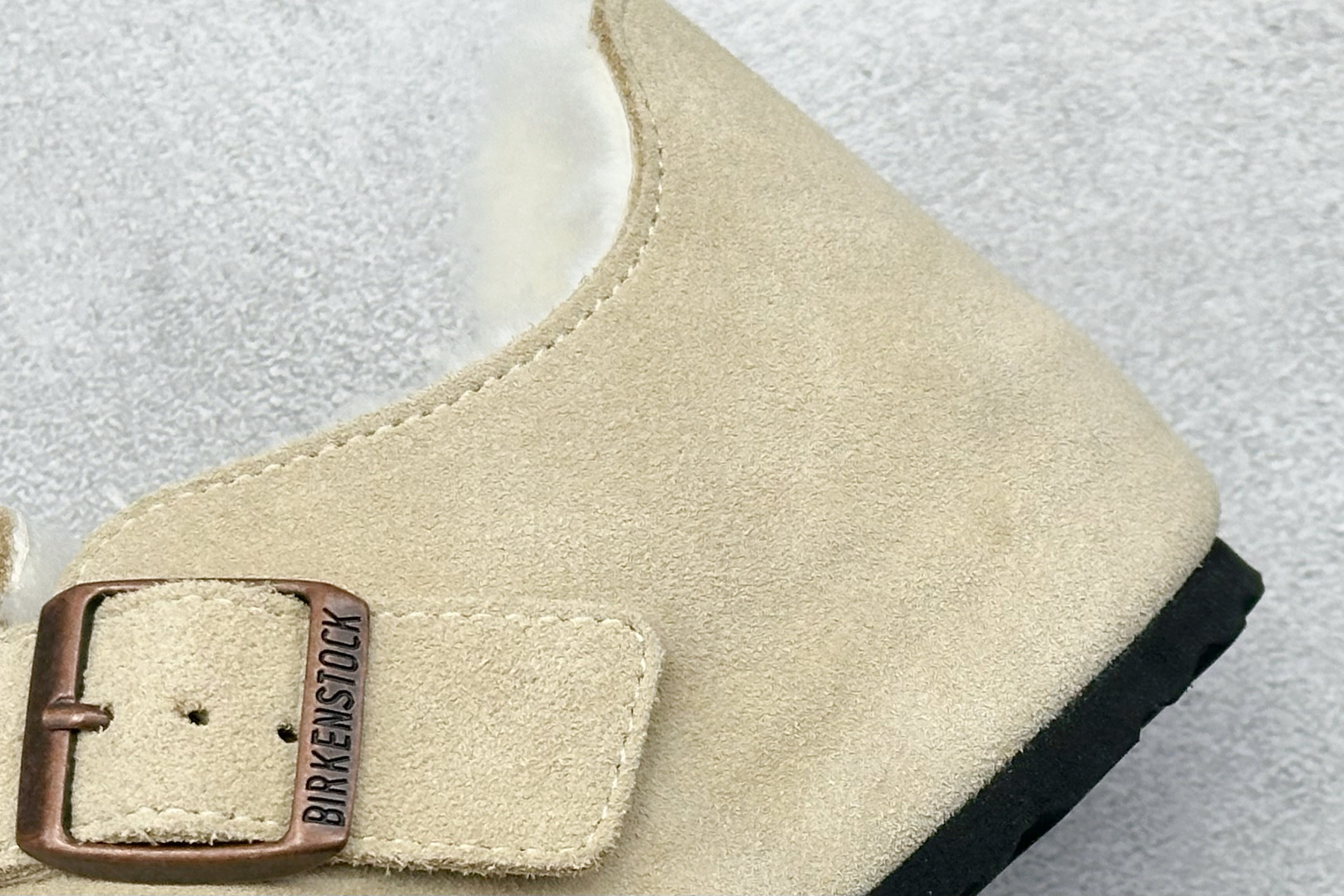 240 BK版Birkenstock 博肯全包加绒系列 栗色反绒毛里 0129431