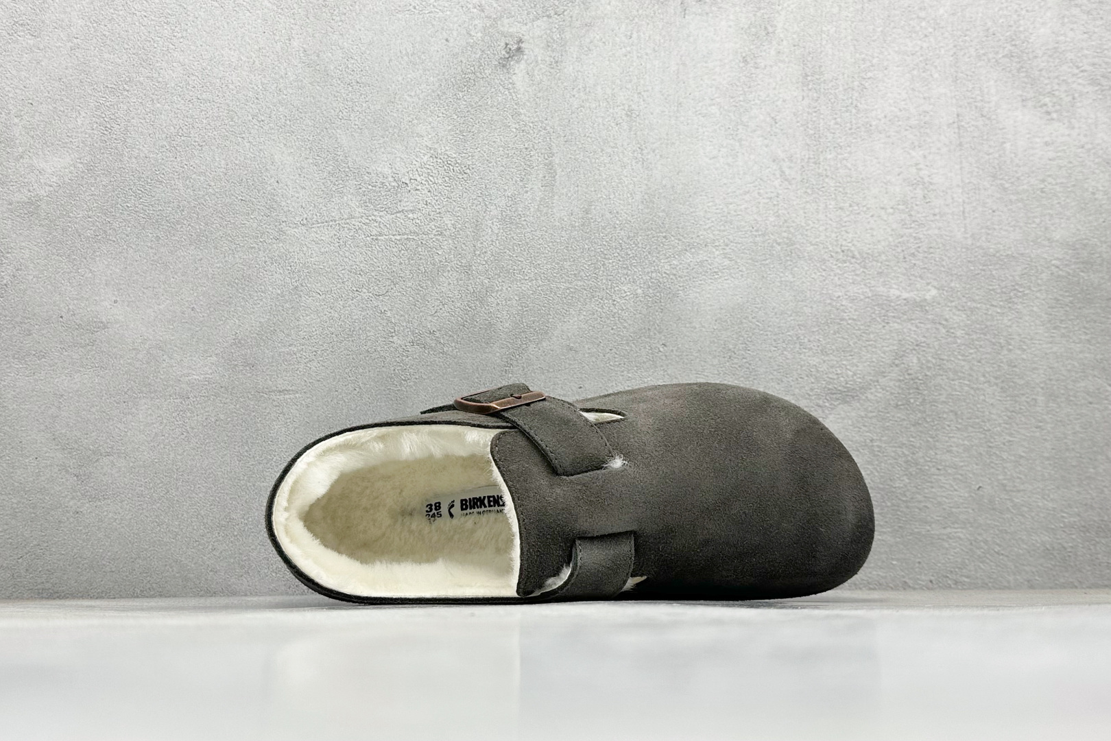 240 BK版Birkenstock 博肯全包加绒系列 深灰毛里 0129431