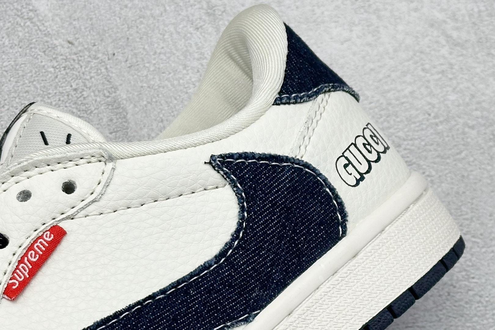 280 Travis Scott x Fragment Design x Air Jordan 1 Low SP AJ1 乔1联名 米蓝牛仔布 低帮文化休闲板鞋 JW1188-148