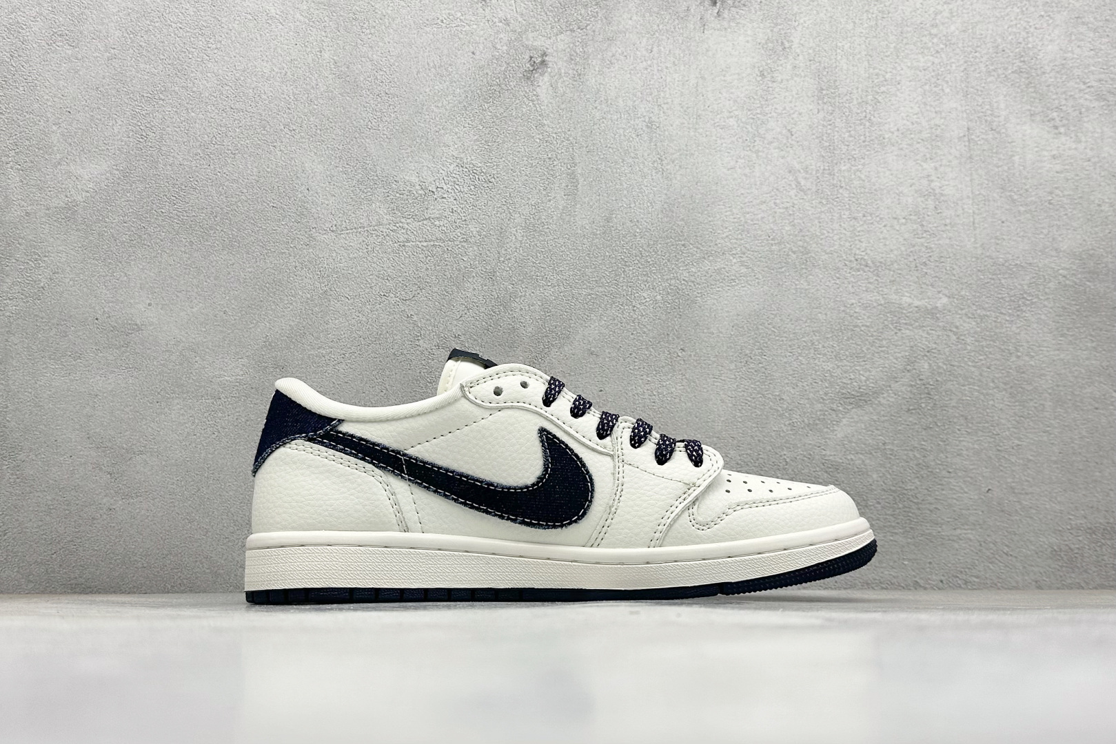 280 Travis Scott x Fragment Design x Air Jordan 1 Low SP AJ1 乔1联名 米蓝牛仔布 低帮文化休闲板鞋 JW1188-148