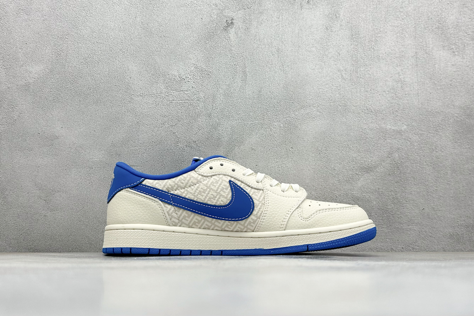 280 XC版Travis Scott x Fragment Design x Jordan Air Jordan 1 Low SP “芬迪联名——花蓝勾” XS2025-080