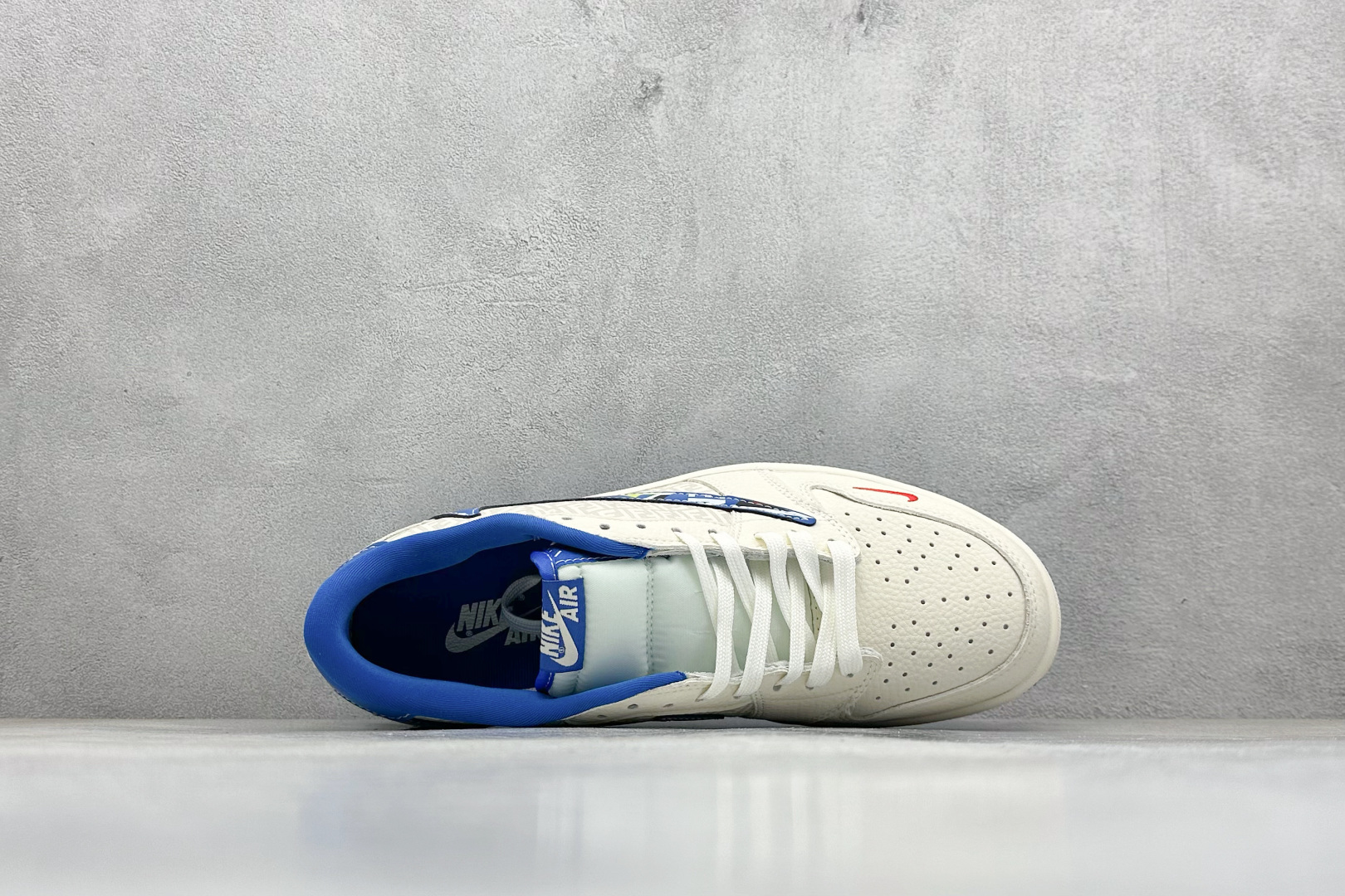 280 XC版Travis Scott x Fragment Design x Jordan Air Jordan 1 Low SP “芬迪联名——花蓝勾” XS2025-080