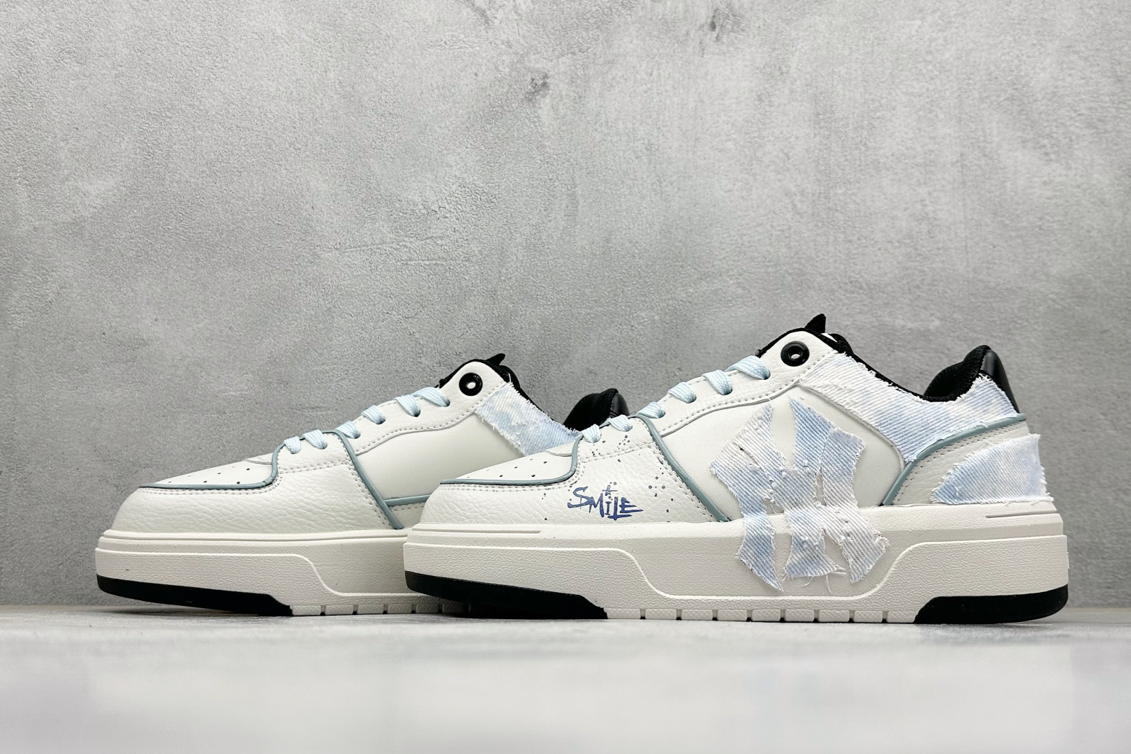 300 MLB NY 印花网红学长鞋 定制涂鸦恶作剧 内增高6cm 3ASXCA12N