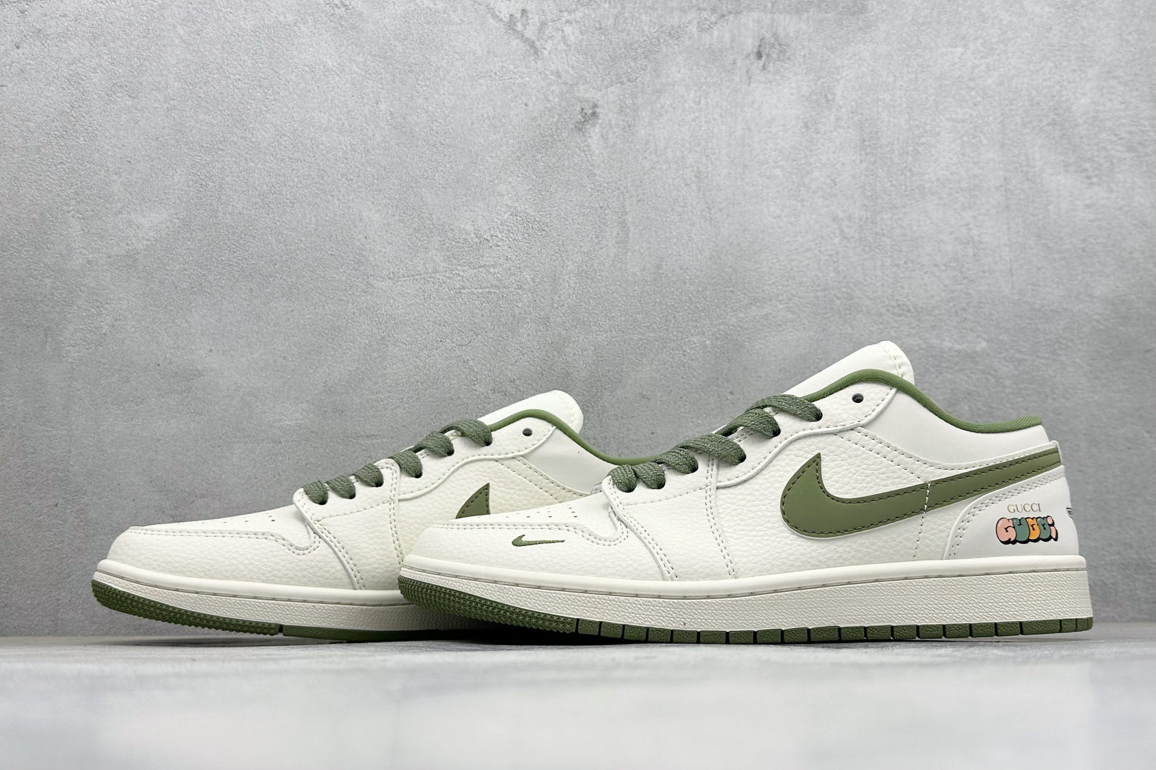 280 Air Jordan 1 Low AJ1 乔1古驰联名 米军绿 XX3168-168