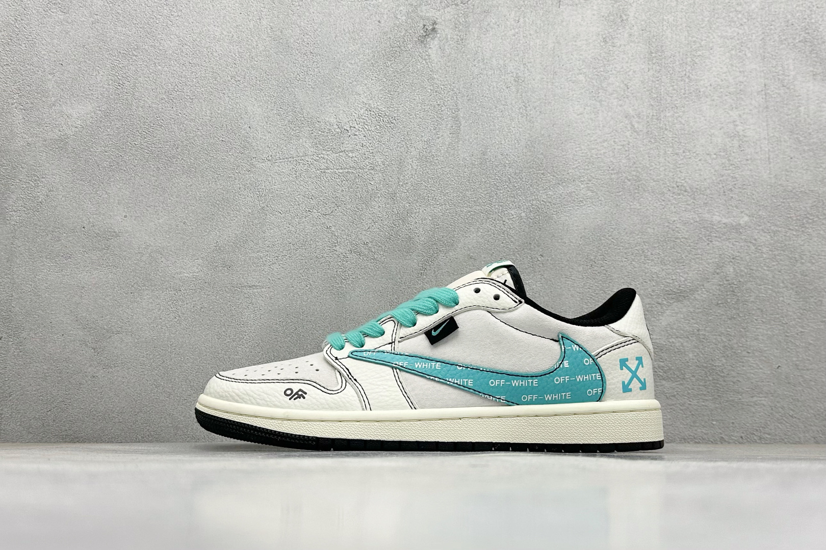 Air Jordan 1 Low AJ1 乔1Off联名 高端定制 低帮复古篮球鞋 定制鞋盒 大厂纯原品质出货 超高清洁度 皮料切割干净无任何毛边 细节完美 货号:XZ5749-005 编码:30