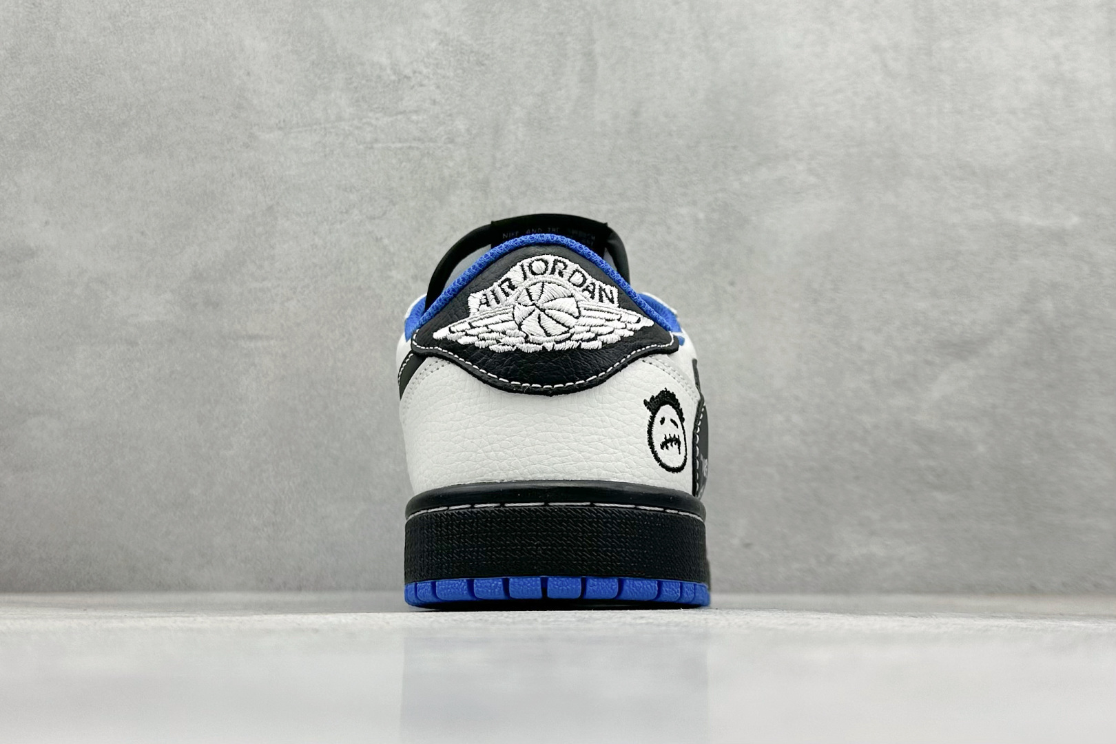 280 XC版Travis Scott x Fragment Design x Air Jordan 1 Low SP AJ1 乔1联名 蓝底鬼脸 低帮文化休闲板鞋 DZ5899-027