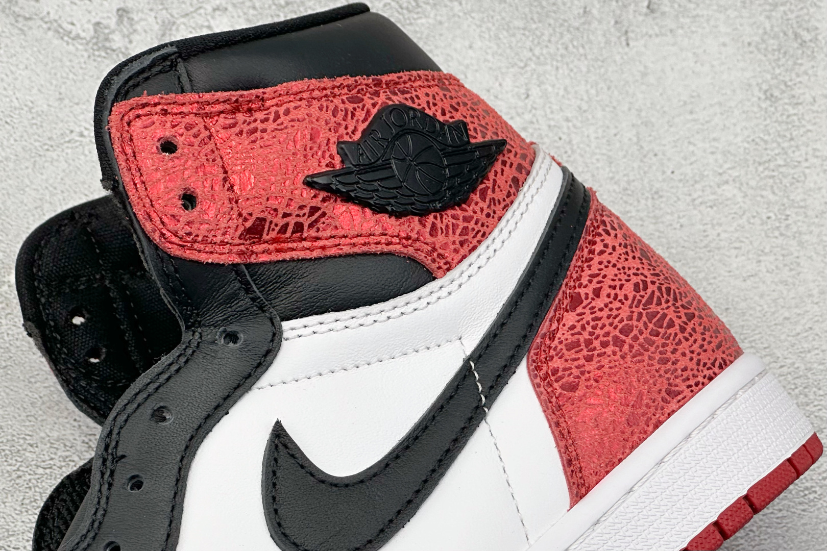 🌹 终端放店新F版AIR Jordan 1 RETRO HIGH OG 高帮红宝石原装纸板原楦开发 极致