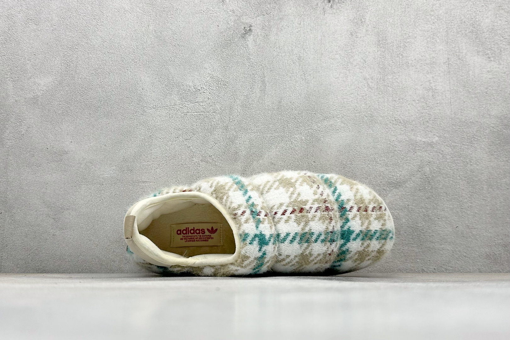 120 YH版Adidas originals Puffylette 一脚蹬舒适 减震防滑耐磨 低帮 生活休闲棉鞋 ID6142