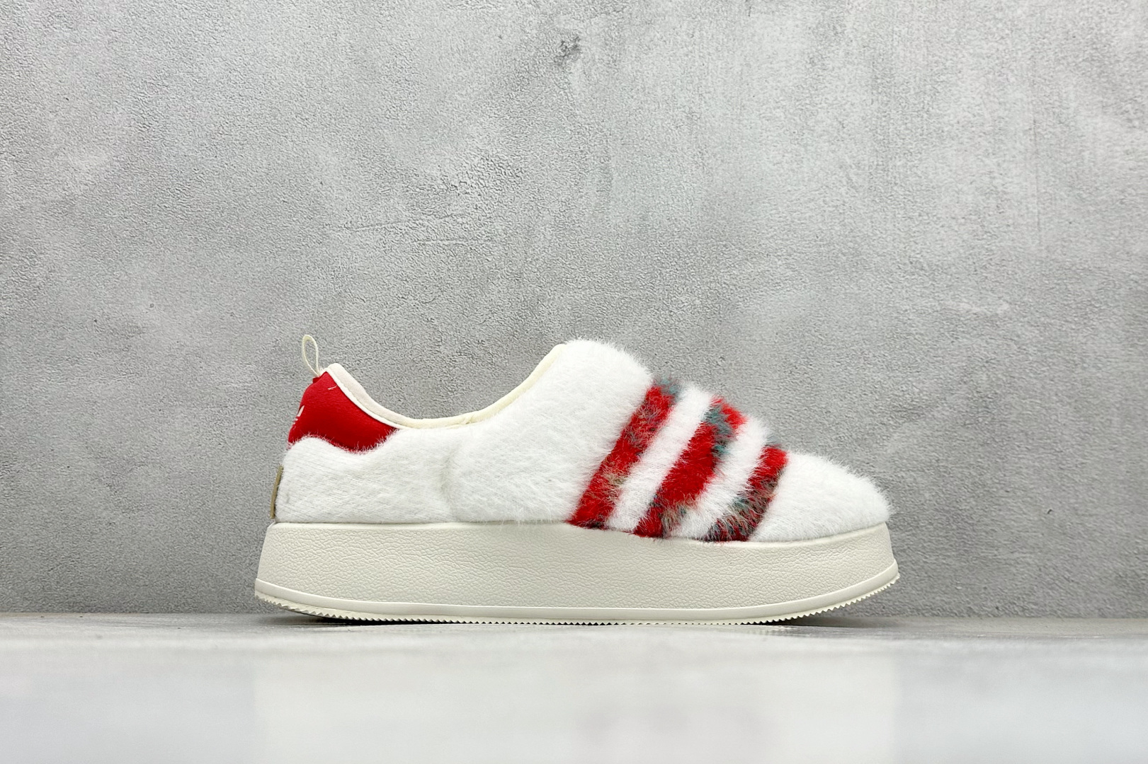 120 YH版Adidas originals Puffylette 一脚蹬舒适 减震防滑耐磨 低帮 生活休闲棉鞋 ID6141