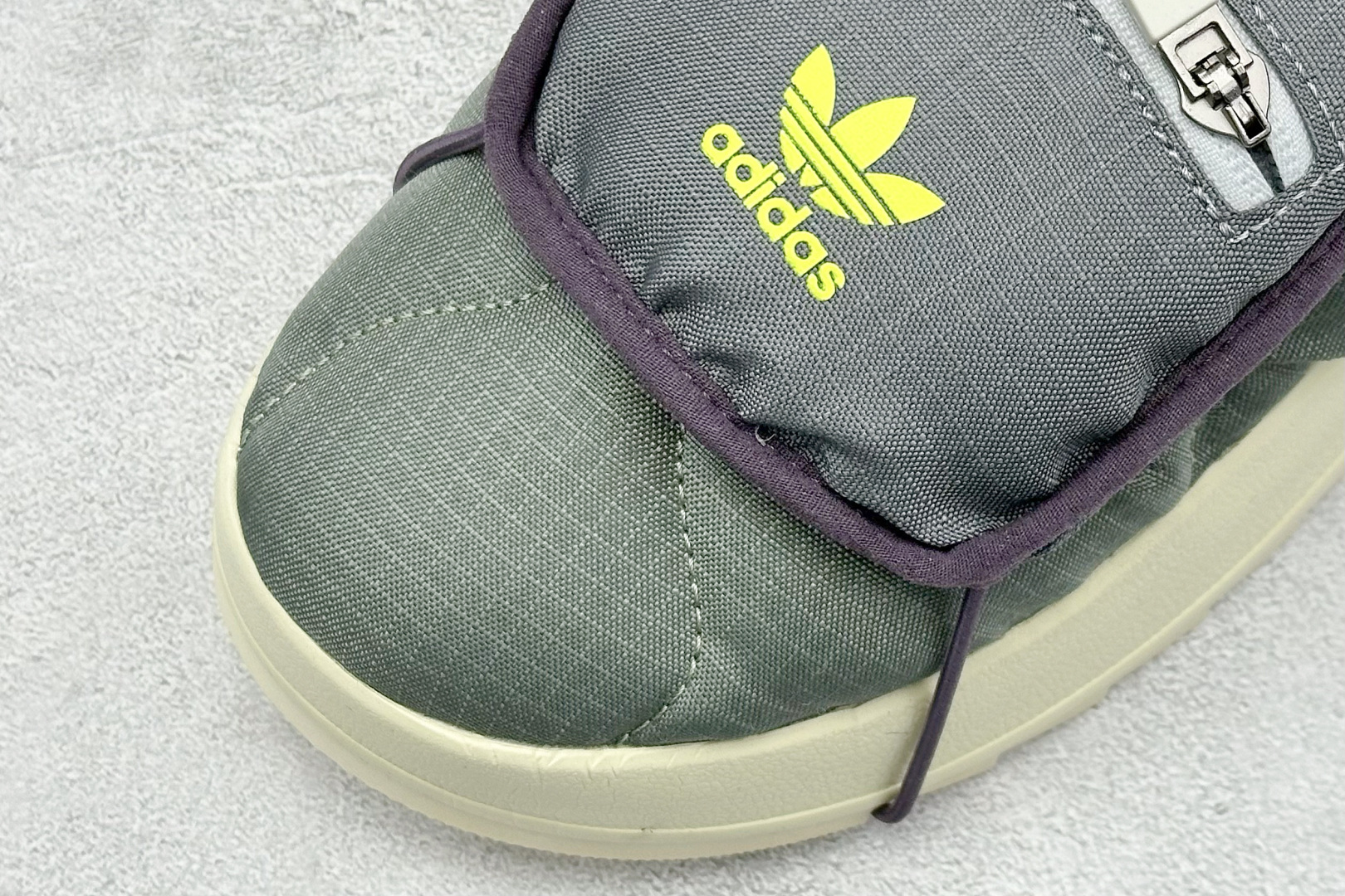 120 YH版Adidas originals Puffylette 一脚蹬舒适 减震防滑耐磨 低帮 生活休闲棉鞋 IF3957