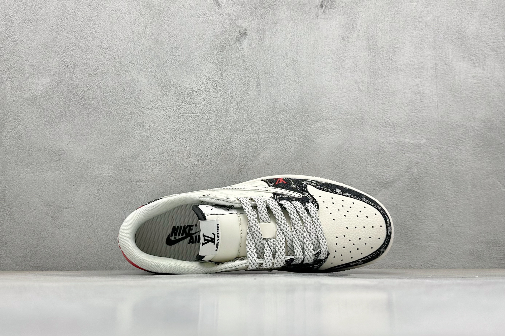 280 XC版Travis Scott x Fragment Design x Air Jordan 1 Low SP AJ1 乔1联名 米黑牛仔 低帮文化休闲板鞋 CX5050-Y28