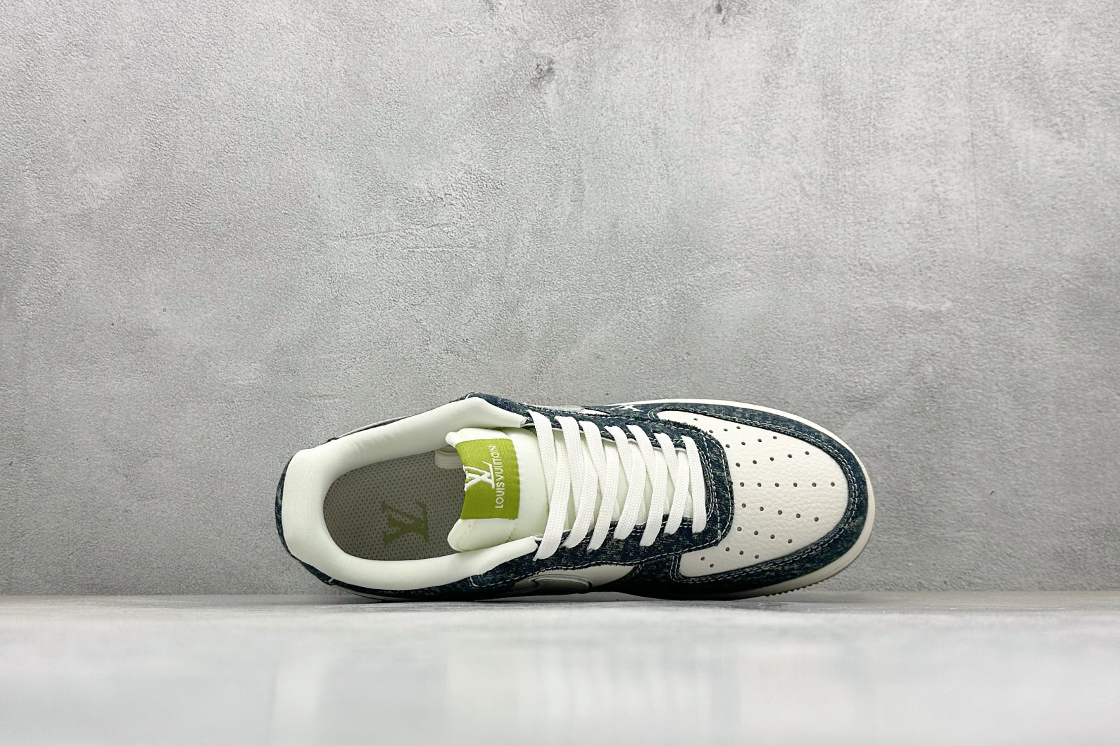 SC版Nike Air Force 1'07 Low 联名 青黛牛仔 空军一号低帮休闲板鞋 DX1888-098