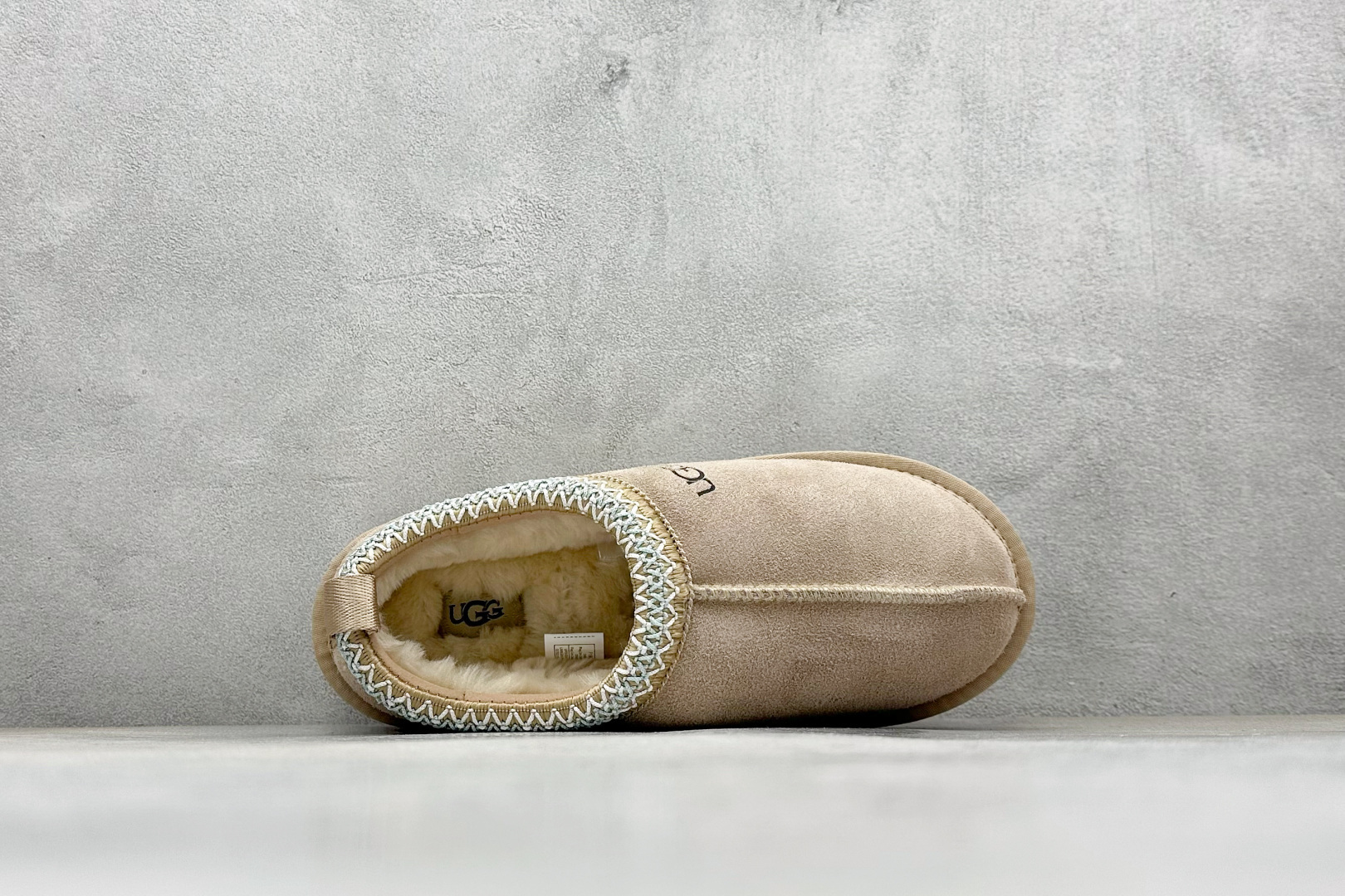 UGG 塔茨系列加厚款 穆勒风包头5CM半拖鞋 民族风秋冬雪地靴 羊皮毛一体高品质 1116128