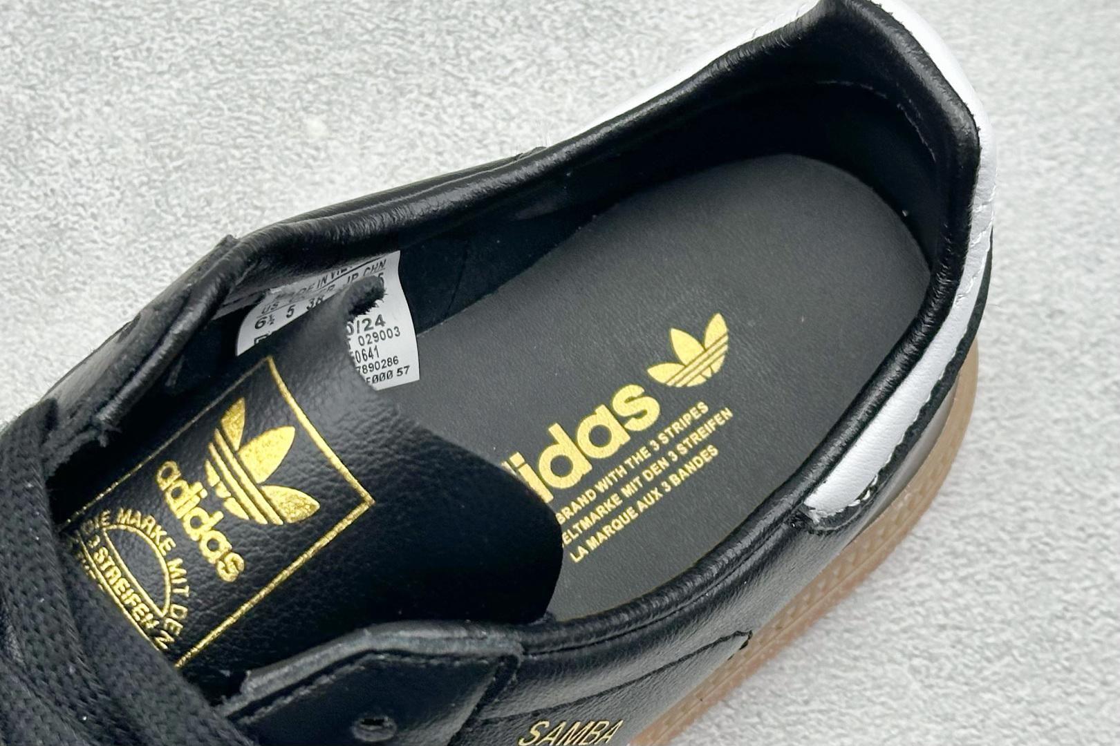 Adidas originals Samba 黑白 IF0641