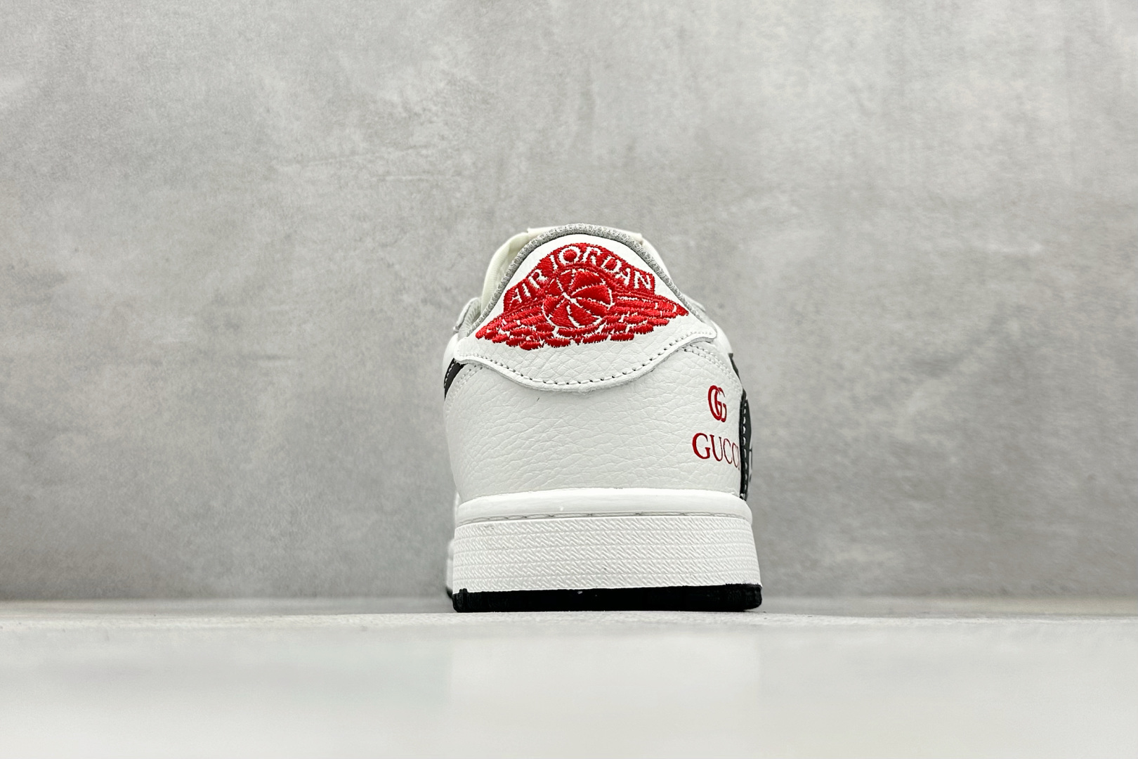 XC版Travis Scott x Fragment Design x Air Jordan 1 Low SP AJ1 乔1古驰联名 白黑裂纹勾 低帮文化休闲板鞋 DZ5899-029