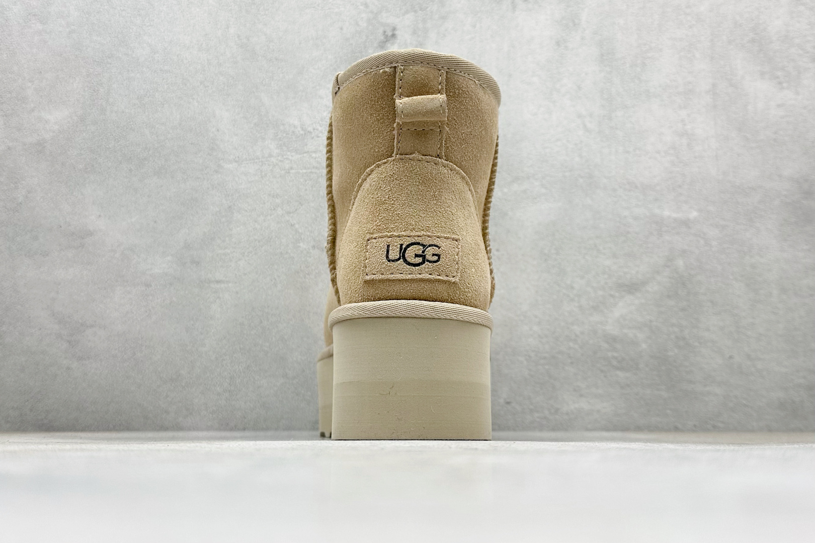 260 UGG mini厚底中筒5cm 小红书爆款 广州外贸大厂生产 鞋头到鞋垫真羊皮毛一体 1134991