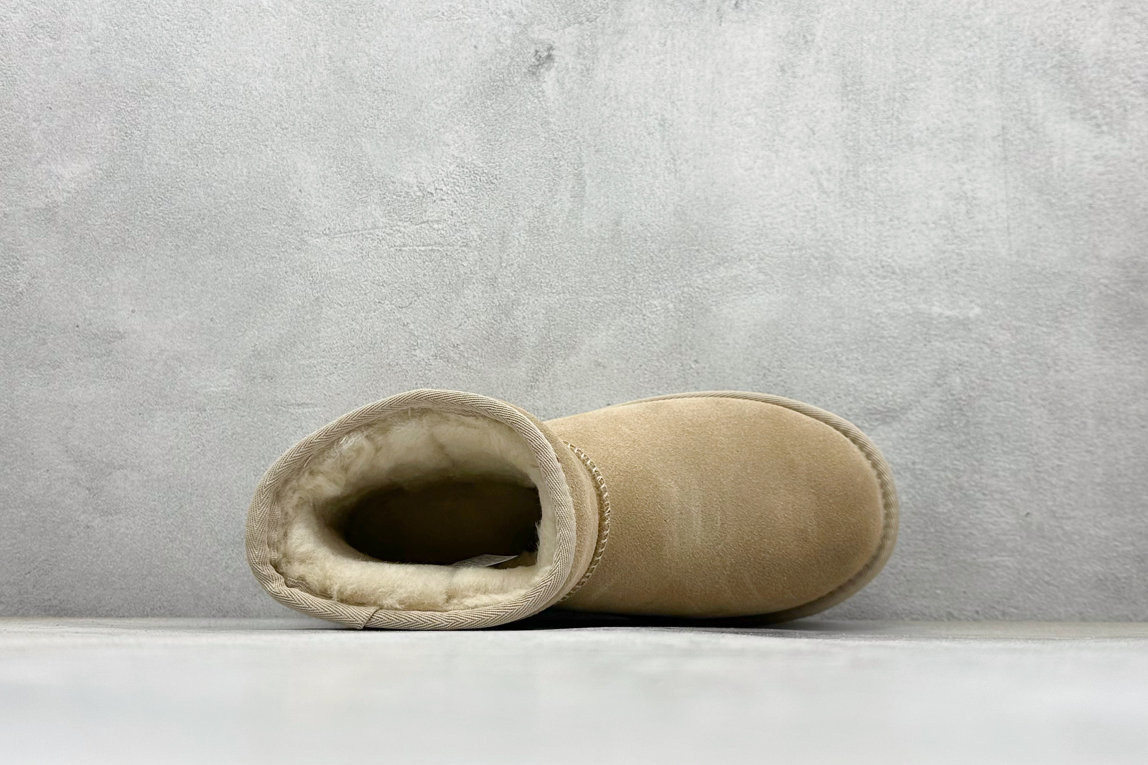 260 UGG mini厚底中筒5cm 小红书爆款 广州外贸大厂生产 鞋头到鞋垫真羊皮毛一体 1134991