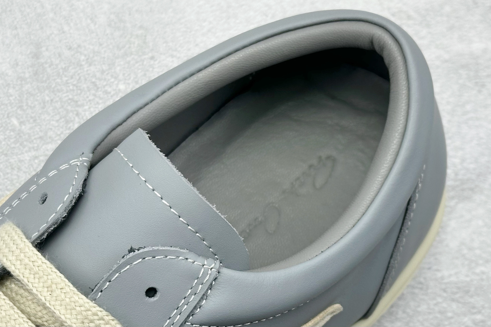 420 X1版瑞克欧文斯Rick owens 主线 经典西瓜头 RO低帮黑白绒面麂皮 RUO2B897LPOLVS