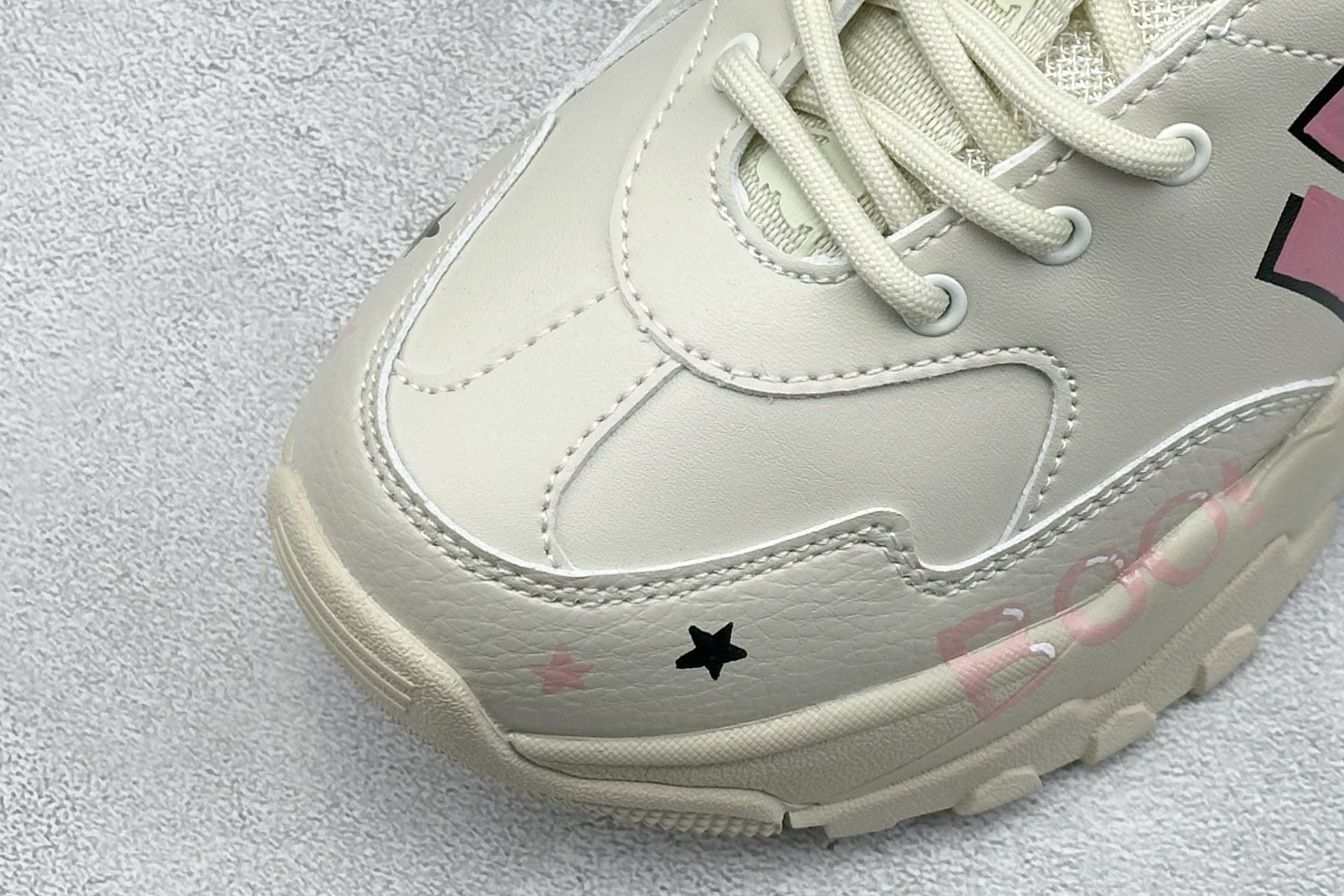 MLB NY 印花网红学长鞋 定制涂鸦恶作剧内增高6cm 原厂原档案数据开发 进口纳米材质 原厂全套手提