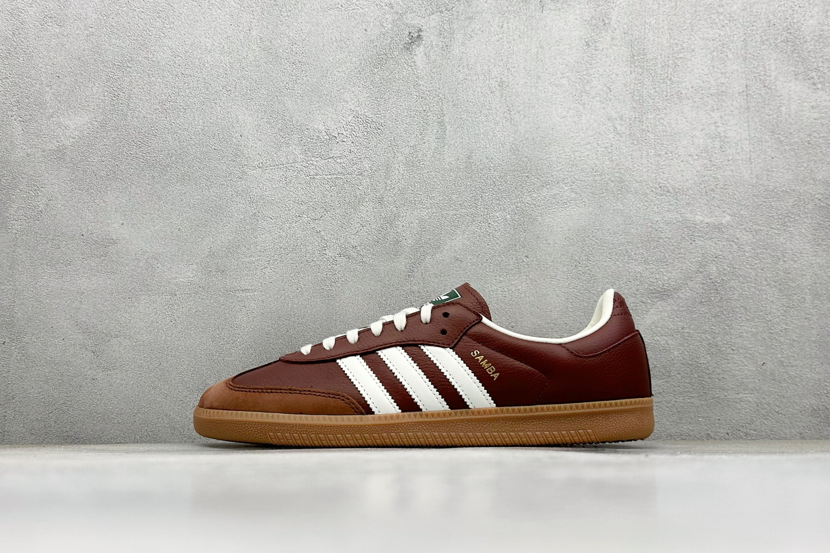 RS头层Adidas Samba OG阿迪三叶草休闲板鞋#原厂原数据版型 皮料切割干净无任何毛边 鞋型细