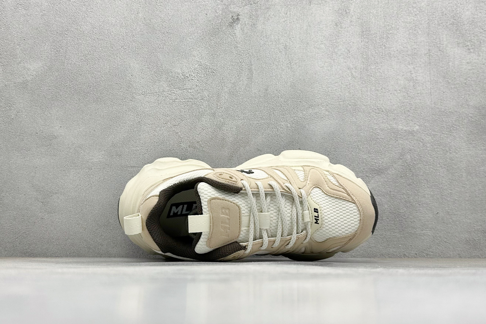 终端放店NY版MLB Champ Chunky SD 纽约洋基队 增高厚底休闲板鞋 货号：3ASHCC1