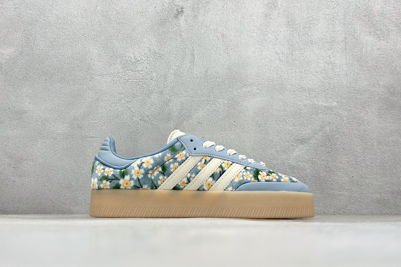 Adidas Originals Samba XLG 桑巴舞系列阿迪达斯 三叶草 绅士德训足球风百搭低帮休闲运动板鞋 JQ6046