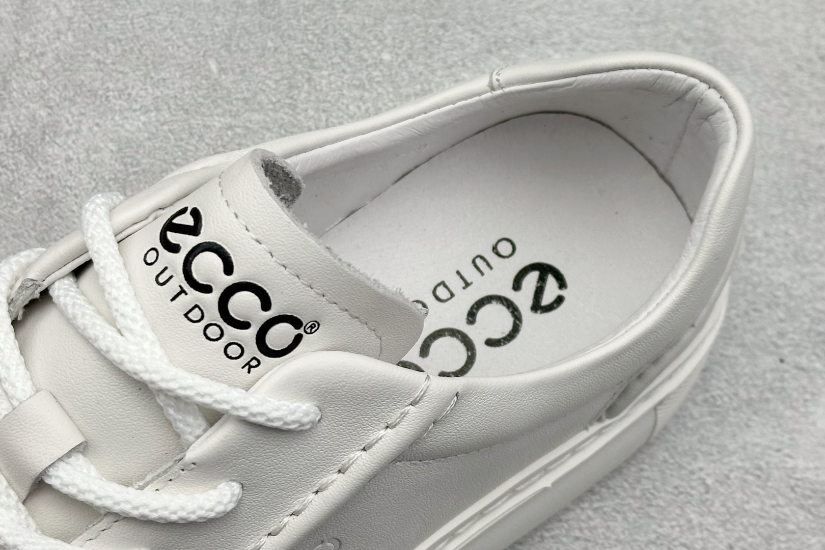 Ecco 爱步2023春季爆款 柔酷7号系列 男士百搭休闲板鞋 503198-010