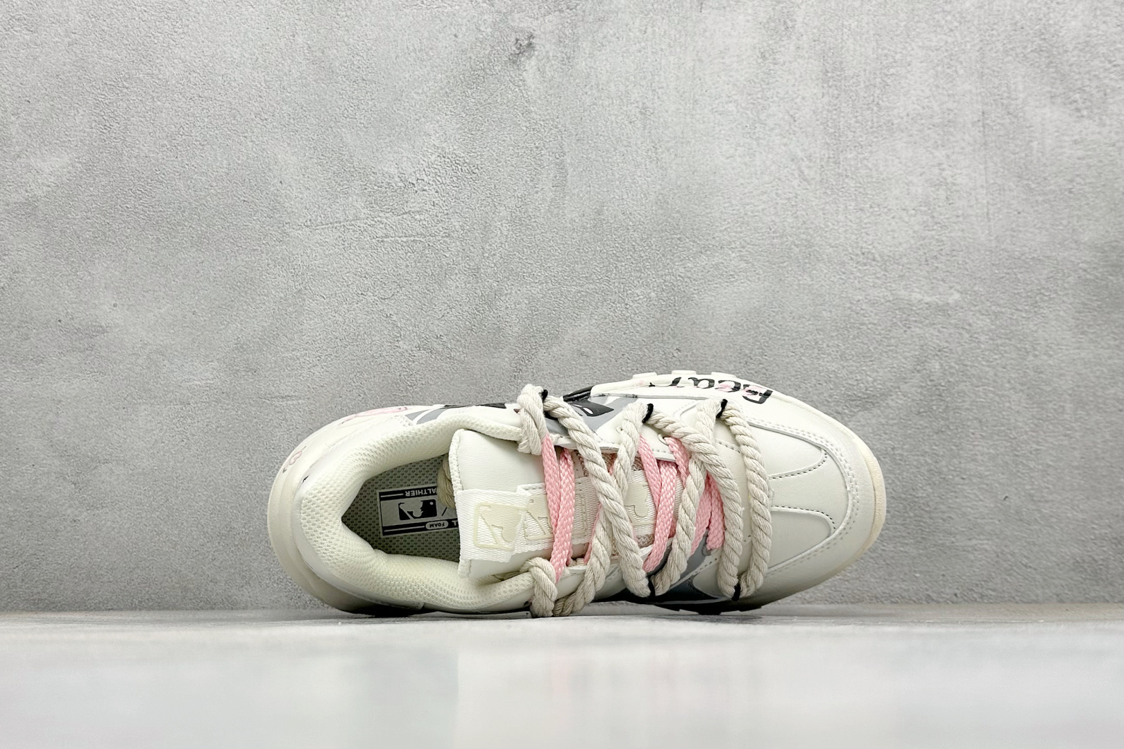 MLB NY 印花网红老爹鞋 定制涂鸦恶作剧 内增高6cm 3ASHC101N