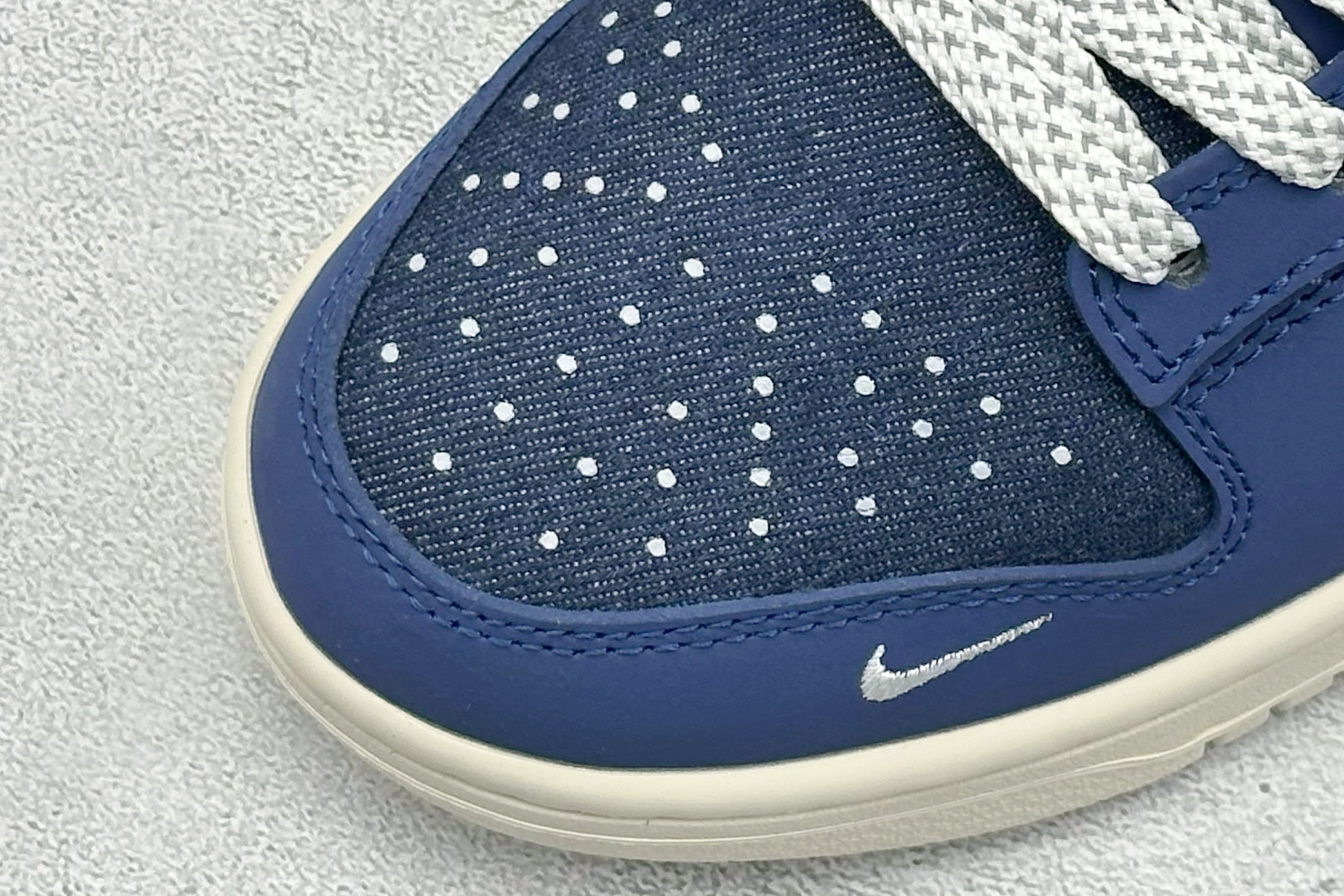 180 Nike SB Dunk Low “Supreme联名—帆布深蓝”高端定制 低帮休闲板鞋 XD1588-222