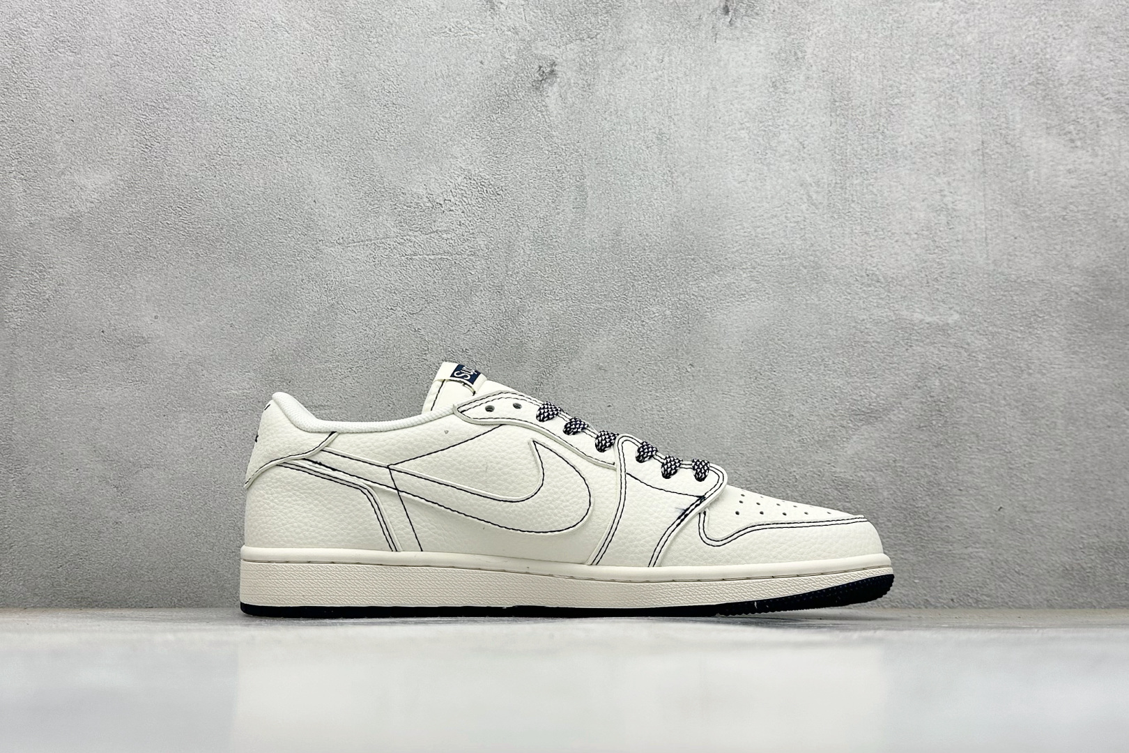 Travis Scott x Fragment Design x Air Jordan 1 Low SP AJ1 乔1米白Nike蓝 低帮文化休闲板鞋 XD0798-308