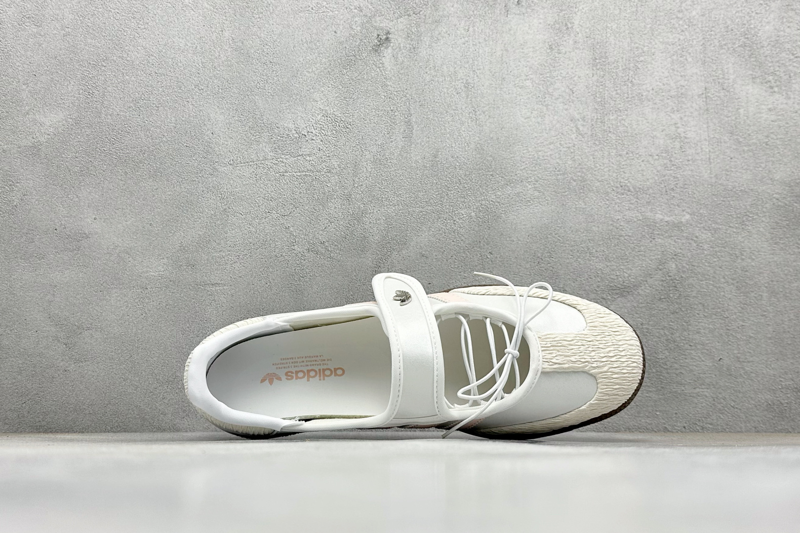 RS版Adidas Samba Jane 头层 阿迪达斯 玛丽珍懒人生活鞋#原档案开发出品 头层皮料切割