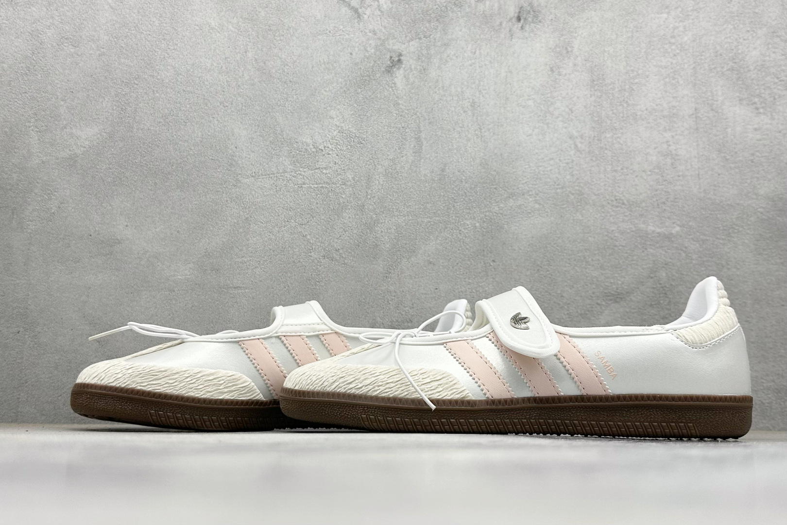 RS版Adidas Samba Jane 头层 阿迪达斯 玛丽珍懒人生活鞋#原档案开发出品 头层皮料切割