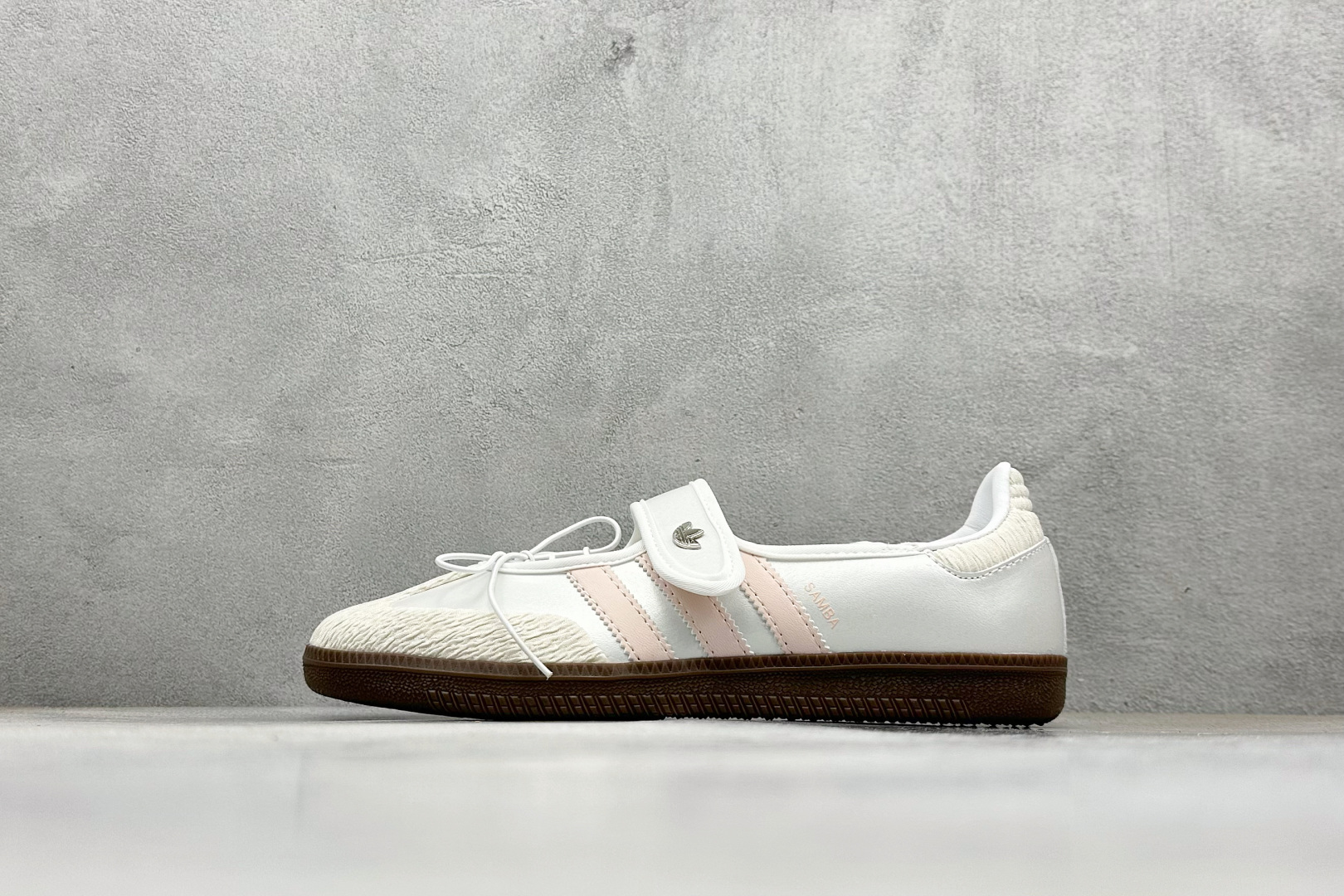 RS版Adidas Samba Jane 头层 阿迪达斯 玛丽珍懒人生活鞋#原档案开发出品 头层皮料切割