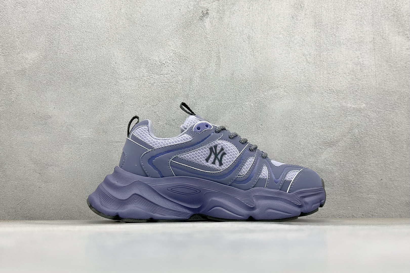 终端放店NY版MLB ChamPChunky SD 纽约洋基队 增高厚底休闲板鞋 货号：3ASHCC35