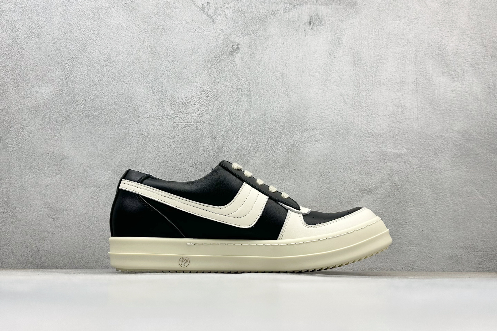 420 瑞克欧文斯Rick owens 主线 经典西瓜头 RO低帮皮面款 RUO2B897LPOLVS