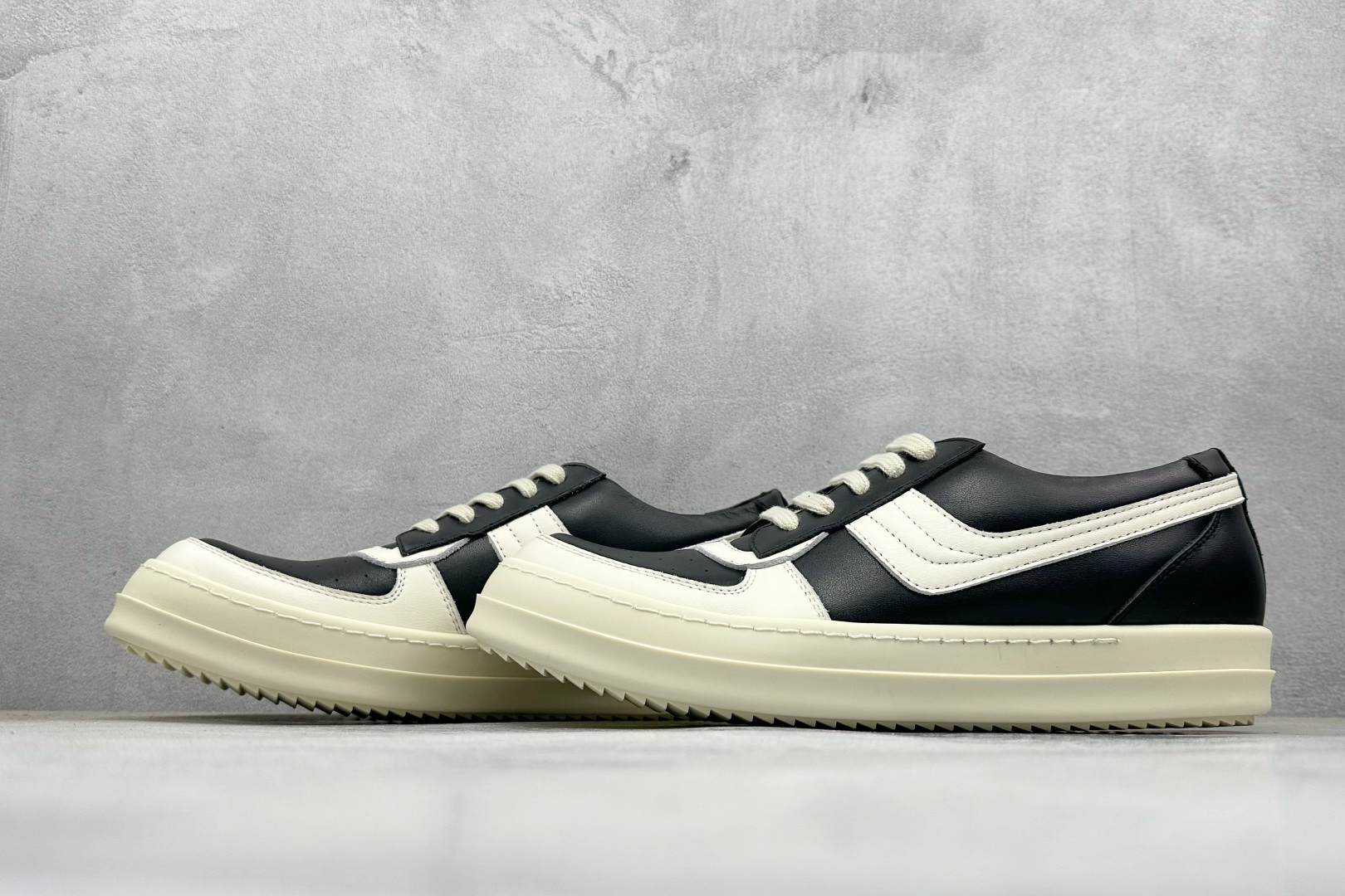 420 瑞克欧文斯Rick owens 主线 经典西瓜头 RO低帮皮面款 RUO2B897LPOLVS