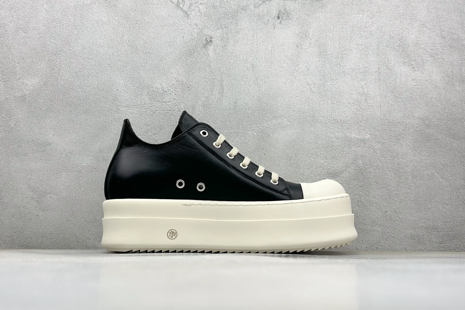 510 瑞克欧文斯Rick owens 主线 经典西瓜头 RO低帮皮面厚底款 RUO2B897LPOLVS