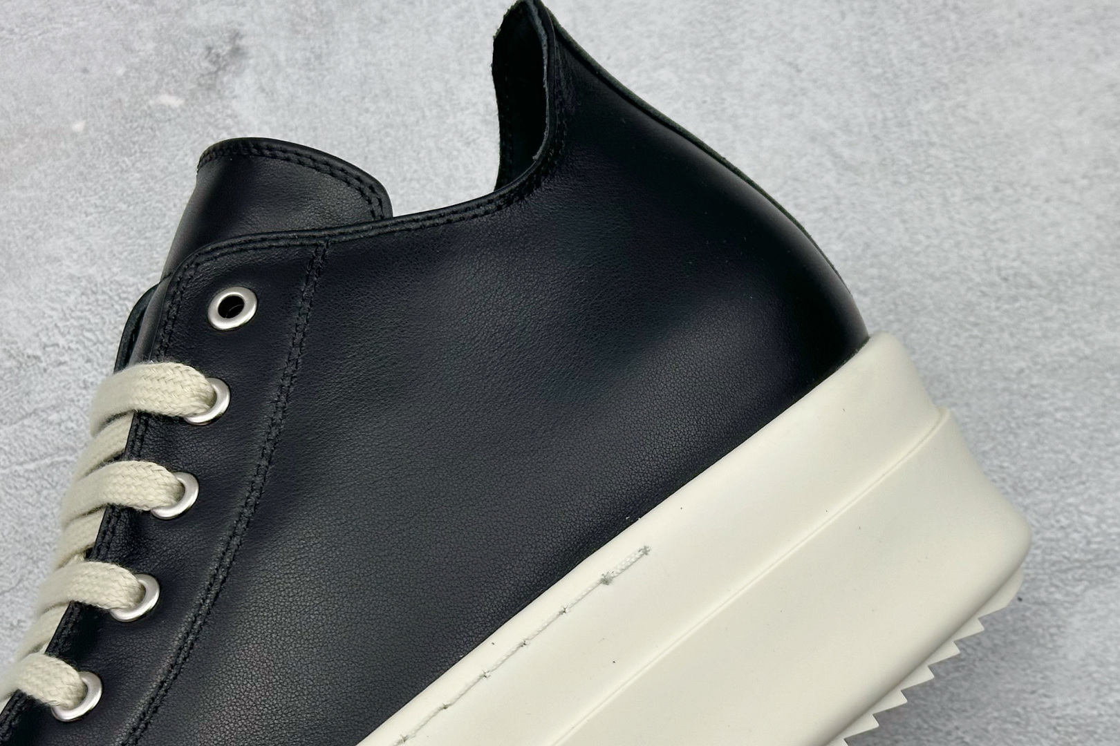 510 瑞克欧文斯Rick owens 主线 经典西瓜头 RO低帮皮面厚底款 RUO2B897LPOLVS