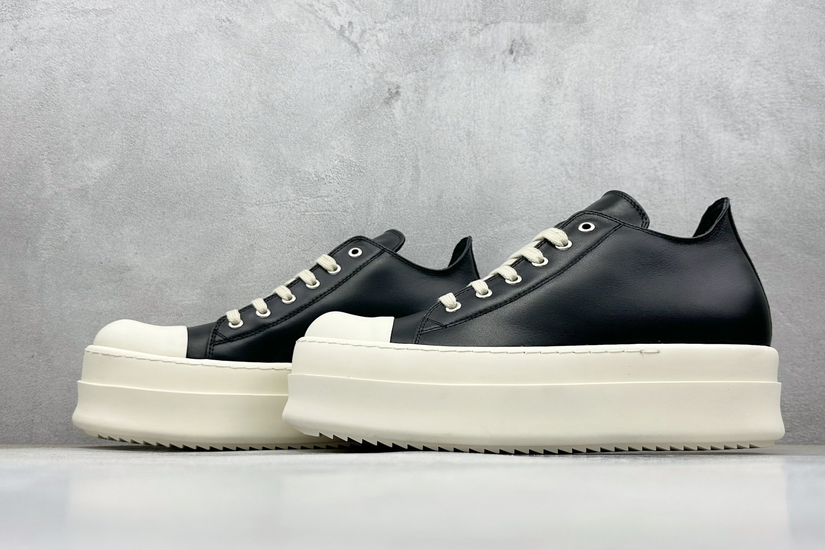 510 瑞克欧文斯Rick owens 主线 经典西瓜头 RO低帮皮面厚底款 RUO2B897LPOLVS