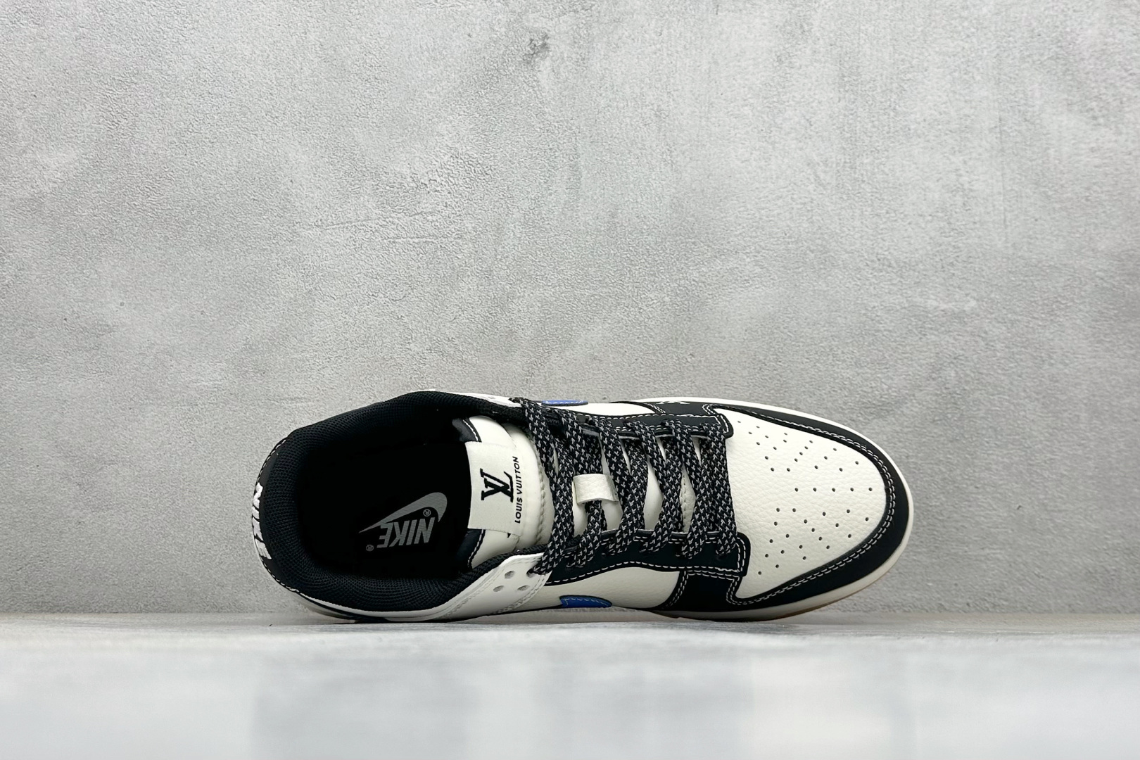 Nike SB Dunk Low LV联名 米黑篮生胶 周年高端定制 低帮休闲板鞋 JP1628-003