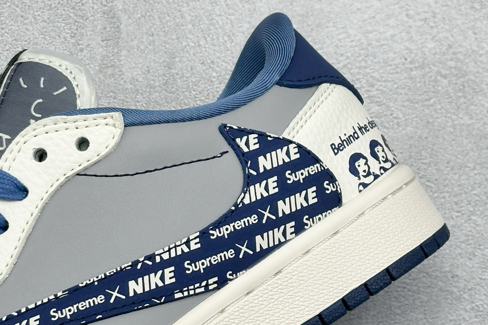 Travis Scott x Fragment Design x Air Jordan 1 Low SP AJ1 乔1联名 奶白灰蓝 低帮文化休闲板鞋 XD0798-309-莆田鞋,莆田鞋货源,高仿鞋,高仿鞋货源,安福档口,莆田高仿鞋,莆田鞋批发,高仿鞋批发,莆田高仿运动鞋,高仿运动鞋,莆田运动鞋 Travis Scott x Fragment Design x Air Jordan 1 Low SP AJ1 乔1联名 奶白灰蓝 低帮文化休闲板鞋 XD0798-309