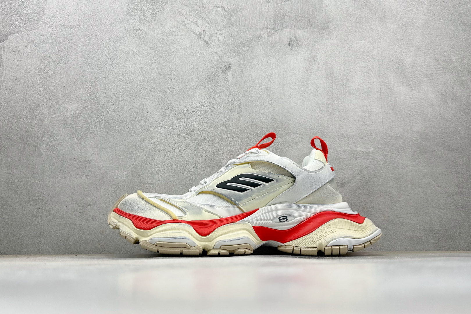 福利特价Balenciaga巴黎世家 CARGO 圆头系带 低帮生活休闲鞋 巴黎十一代 采用超细纤维和网